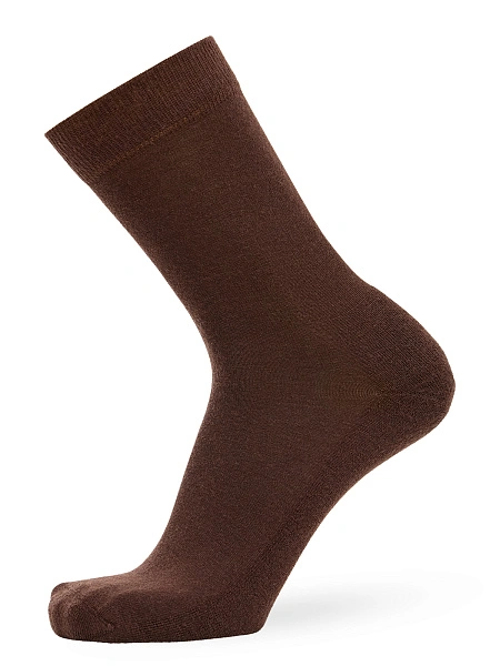 Термоноски женские серии SOFT MERINO WOOL, цвет коричневый, фото 1