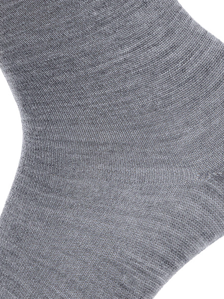 Носки женские из шерсти мериноса серии MERINO WOOL, цвет серый меланж, фото 4