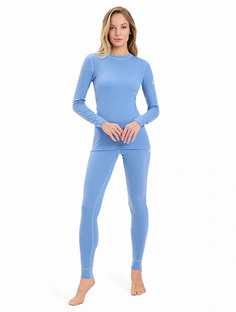 SOFT Комплект термобелья женский, цвет голубой пепельный, фото 1