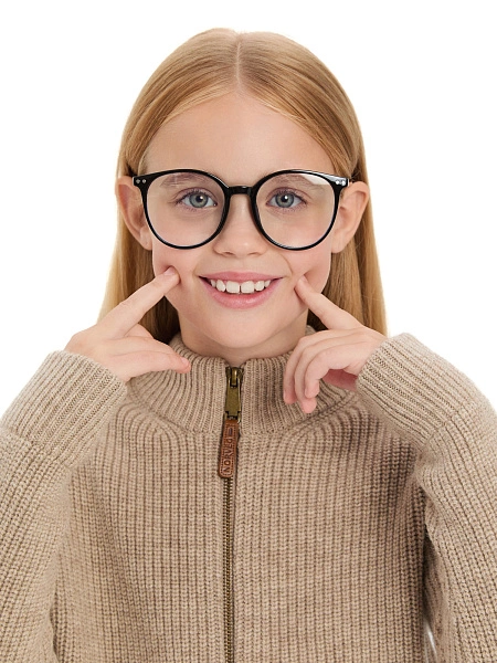 Кардиган из 100% шерсти мериноса на молнии для девочек, цвет бежевый, фото 3