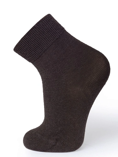 Термоноски детские шерстяные серии MERINO WOOL, цвет коричневый, фото 1