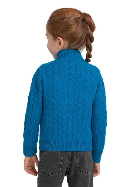 Кофта на молнии Super Fine Merino Wool для девочек, фото 4