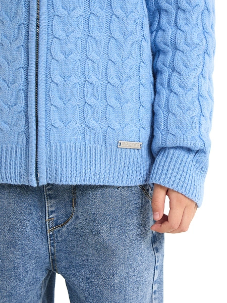 Кофта на молнии Super Fine Merino Wool для девочек, фото 4
