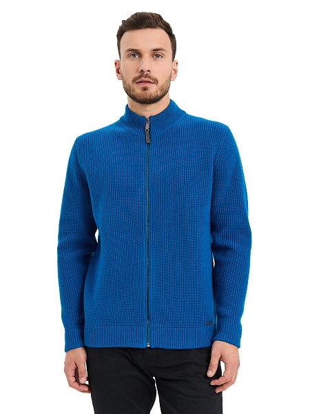 Кардиган мужской на молнии Merino Knitted, цвет арктик, фото 1