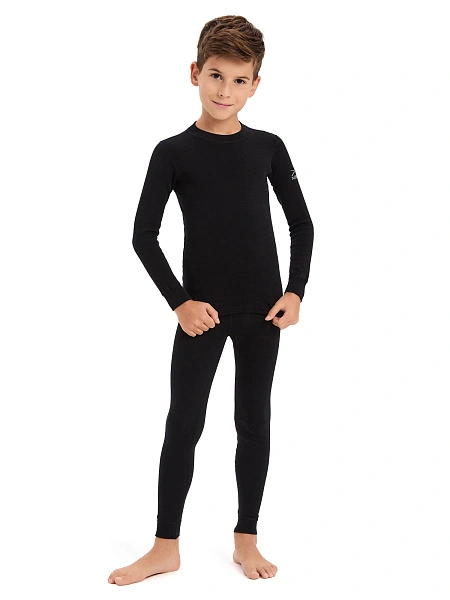 SOFT Комплект термобелья для мальчиков, цвет черный, фото 1