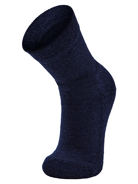 Термоноски детские шерстяные серии SOFT MERINO WOOL, цвет темно-синий, фото 2