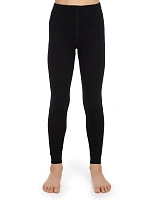 Термолеггинсы детские для девочек серии SOFT. Знак Woolmark Черный