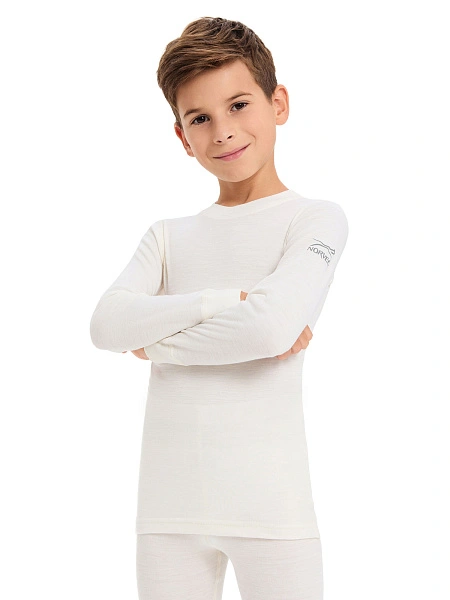 SOFT Комплект термобелья для мальчиков, цвет молочный, фото 3