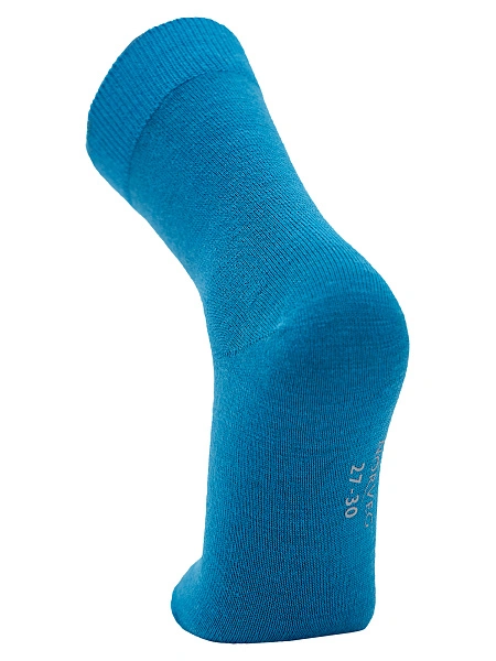 Термоноски детские шерстяные серии MERINO WOOL, цвет голубой, фото 3