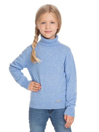 Свитер Cashmere детский с высоким воротом, фото 1