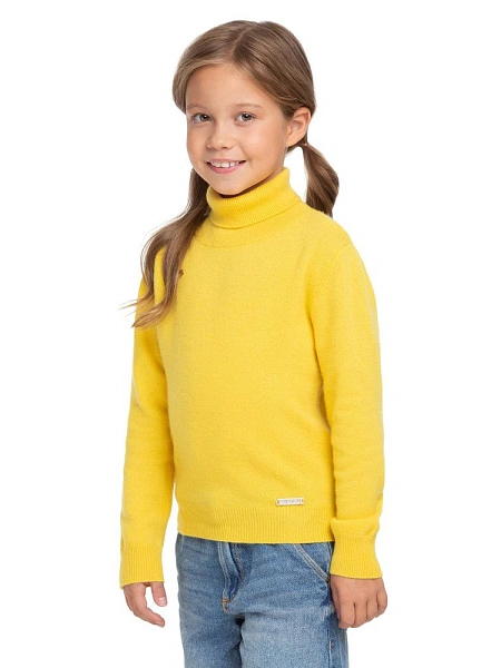 Свитер Cashmere детский с высоким воротом, фото 3