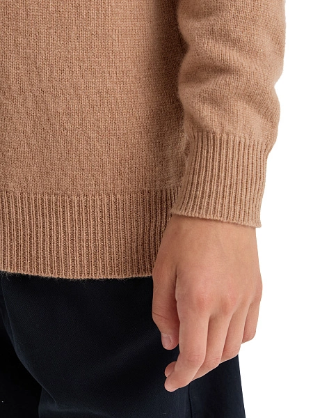 Свитер Merino Base детский для мальчиков-подростков, цвет бежевый, фото 4