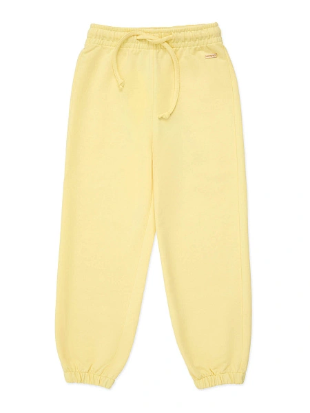 Брюки-джоггеры детские для мальчиков серии Cotton, цвет желтый, фото 2