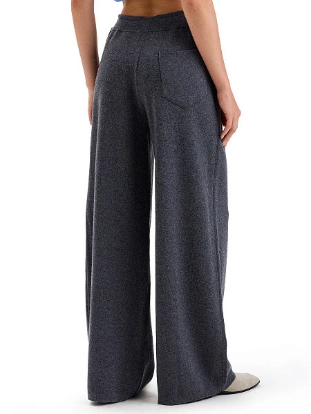 Брюки-палаццо женские Comfort, цвет серый меланж, фото 2