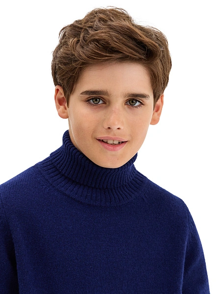 Свитер Merino Base детский для мальчиков-подростков, цвет темно-синий, фото 3