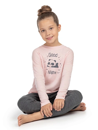 Пижама для девочки из шерсти мериносов, фото 1