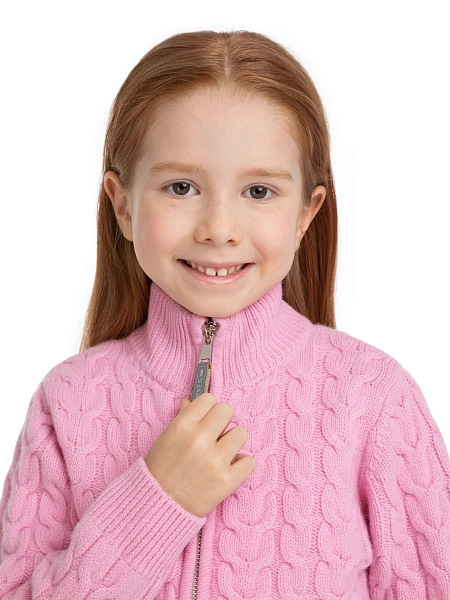 Кофта на молнии Super Fine Merino Wool для девочек, фото 5
