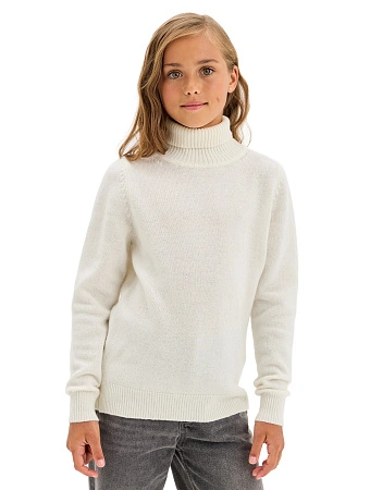 Свитер Merino Base детский для девочек-подростков, цвет молочный, фото 1