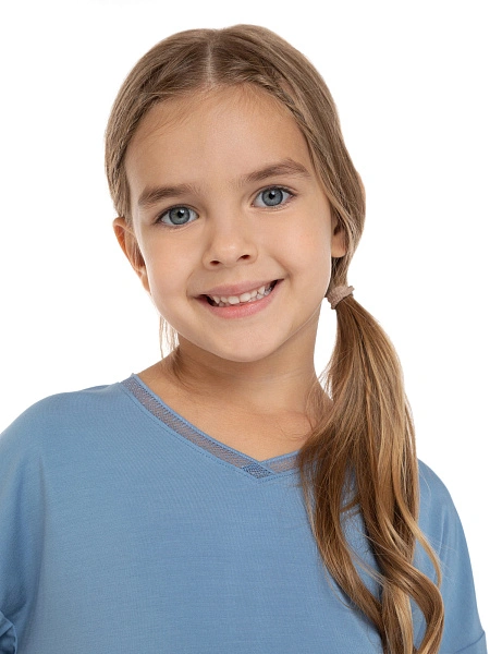 Лонгслив Bamboo для девочки-подростка, цвет лаванда, фото 3