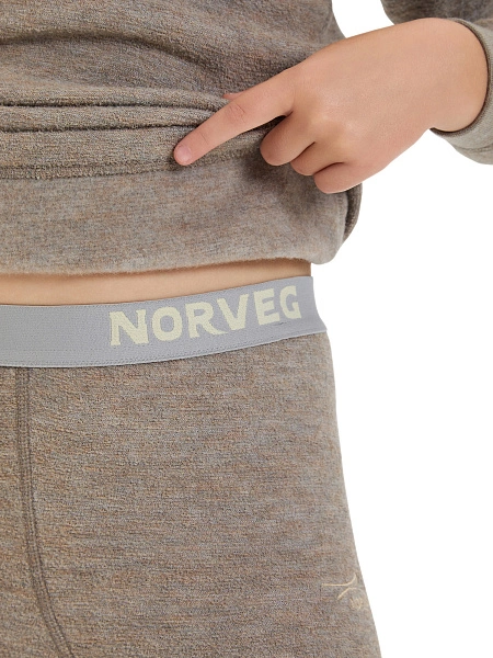 Термобелье фуфайка детская для девочек серии "-60°C", цвет бежевый, фото 5