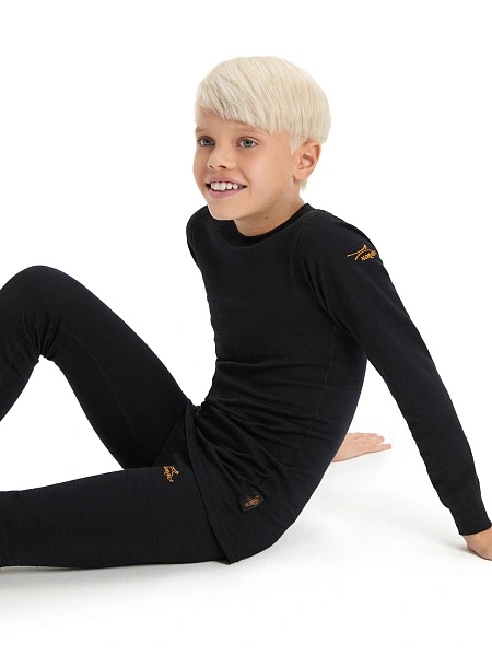 Термофутболка для мальчиков - подростков серии ACTIVE KIDS, цвет черный, фото 5