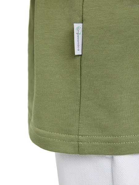 Лонгслив ORGANOMICA Cotton, цвет олива, фото 4