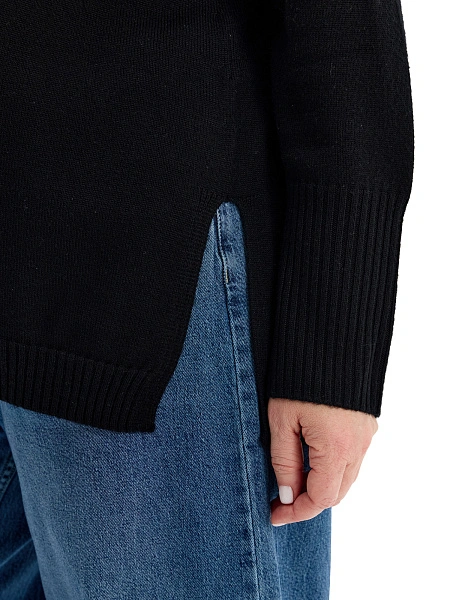 Merino Base Свитер oversize, цвет черный, фото 4