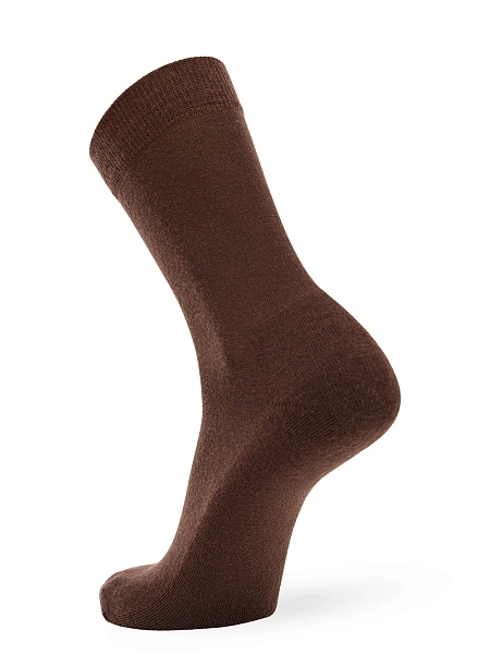 Термоноски женские серии SOFT MERINO WOOL, цвет коричневый, фото 3
