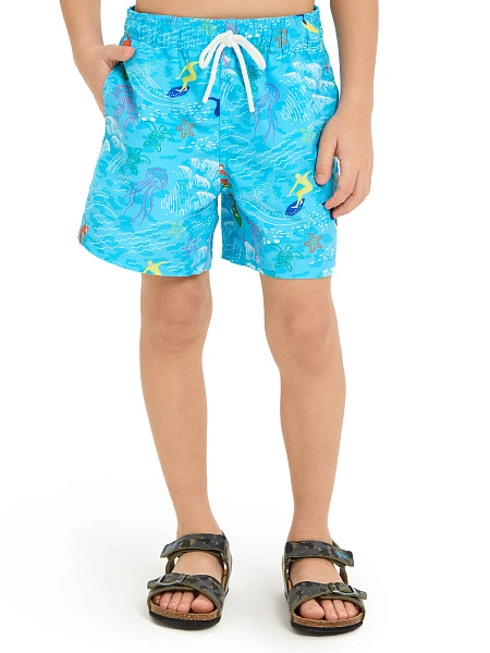 Шорты Swimwear для мальчика, цвет бирюзовый, фото 2