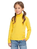 Свитер Cashmere детский с высоким воротом Желтый
