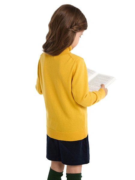 Шерстяной свитер Cash Touch для девочек, фото 3