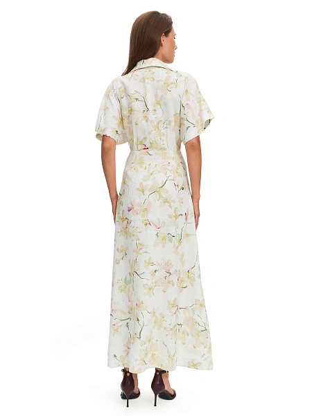 LINEN Платье женское, цвет паттерн magnolia, фото 2