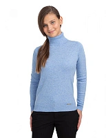 Свитер Cashmere подростковый с высоким воротом Голубой меланж