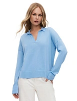 Джемпер-поло женский Голубой