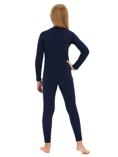 SOFT Комплект термобелья для девочек, цвет синий, фото 3