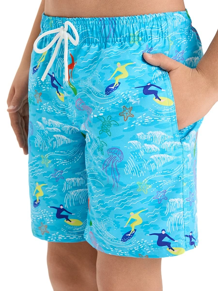 Шорты Swimwear для мальчика-подростка, цвет бирюзовый, фото 5