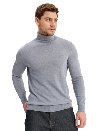 Cash Touch Водолазка мужская, цвет светло-серый меланж, фото 1