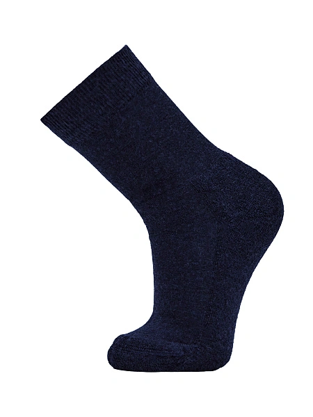 Термоноски детские шерстяные серии SOFT MERINO WOOL, цвет темно-синий, фото 1