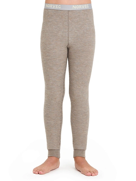 Термобелье кальсоны для мальчиков-подростков серии "-60°C", цвет бежевый, фото 1