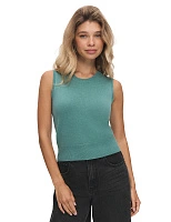 Топ трикотажный Пыльно серо-зеленый