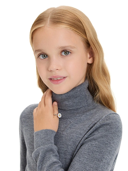 Шерстяной свитер Cash Touch для девочек, фото 4