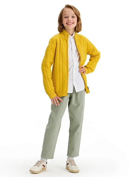 Кофта на молнии Super Fine Merino Wool для девочек, фото 5