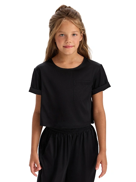 SILK Костюм для девочки, цвет черный, фото 3