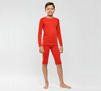 Комплект термобелья для мальчиков серии SPORT WOOL Красный