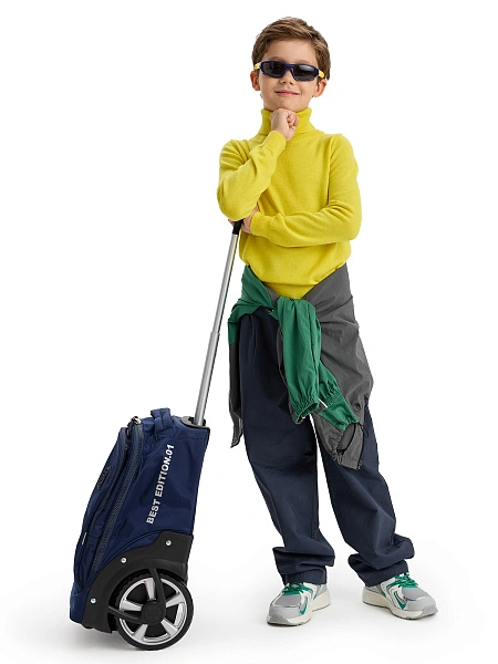 Свитер Cash Touch детский для мальчиков, цвет желтый, фото 6