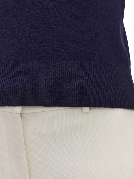 Топ трикотажный, цвет темно-синий, фото 4