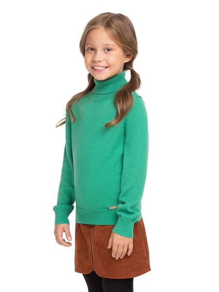 Шерстяной свитер Cash Touch для девочек, фото 3