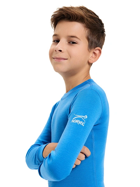 Термофутболка детская для мальчиков серии SOFT. Знак Woolmark, фото 4