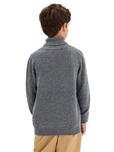 Свитер Merino Base детский для мальчиков, цвет гранит, фото 2