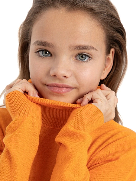 Шерстяной свитер Cash Touch для девочек, фото 2